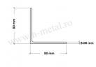 Cornier zincat 80x80x8 mm 1